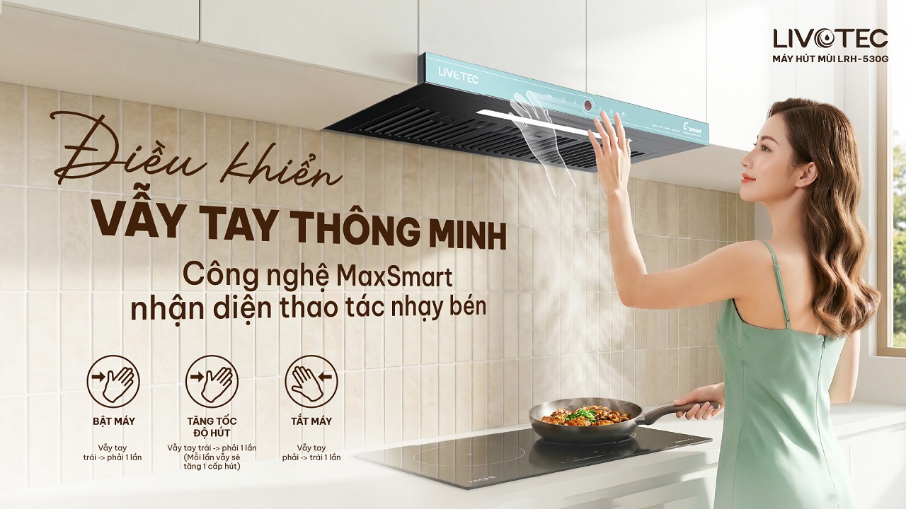 Livotec LRH-530G điều khiển vẫy tay thông minh MaxSmart