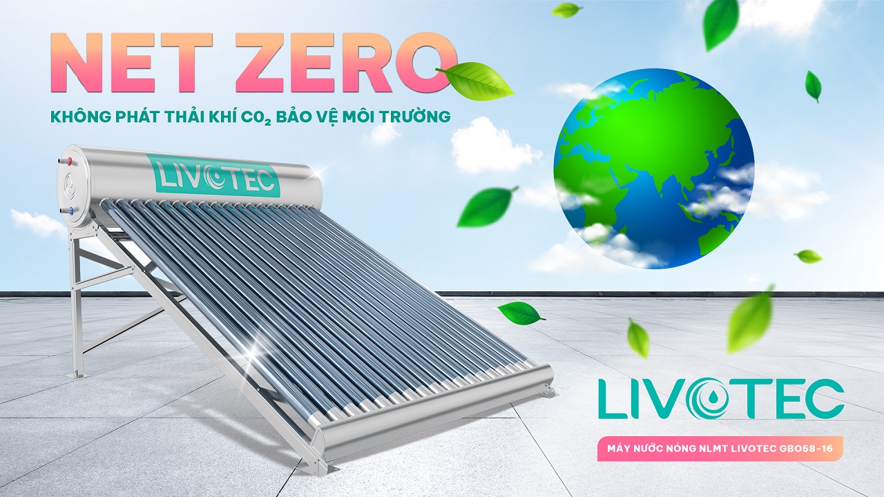 Livotec GBO58-16 inox thân thiện môi trường Net Zero