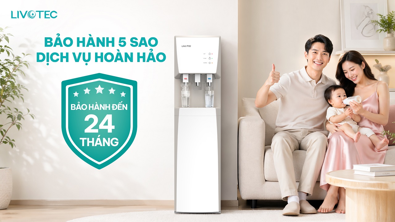 Cây nước nóng lạnh Livotec LD200 bảo hành 24 tháng