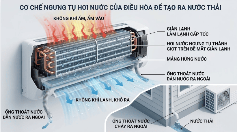 Cơ chế ngưng tụ hơi nước