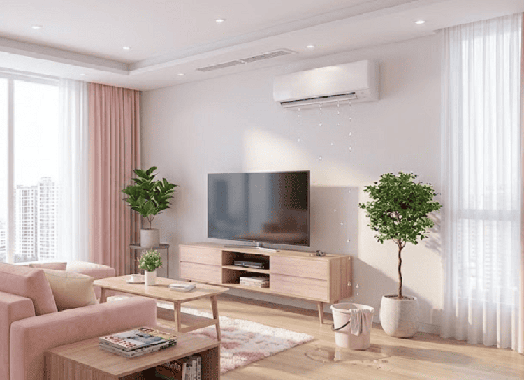 Điều hòa bị chảy nước ở cục lạnh