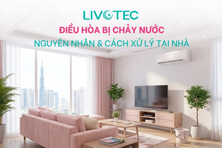 [Hướng dẫn] Điều hòa bị chảy nước: 5 nguyên nhân & cách xử lý tại nhà