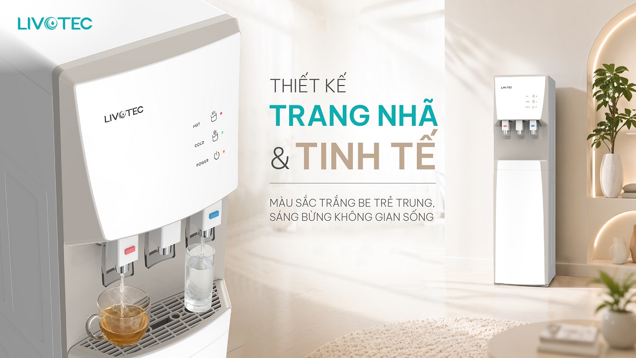Cây nước nóng lạnh Livotec LD200 kiểu dáng tinh tế
