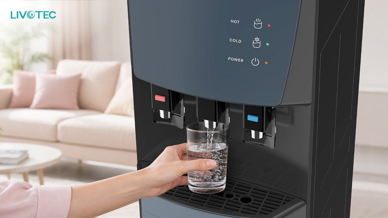 Cây nước nóng lạnh Livotec LD206NS 3 vòi riêng biệt