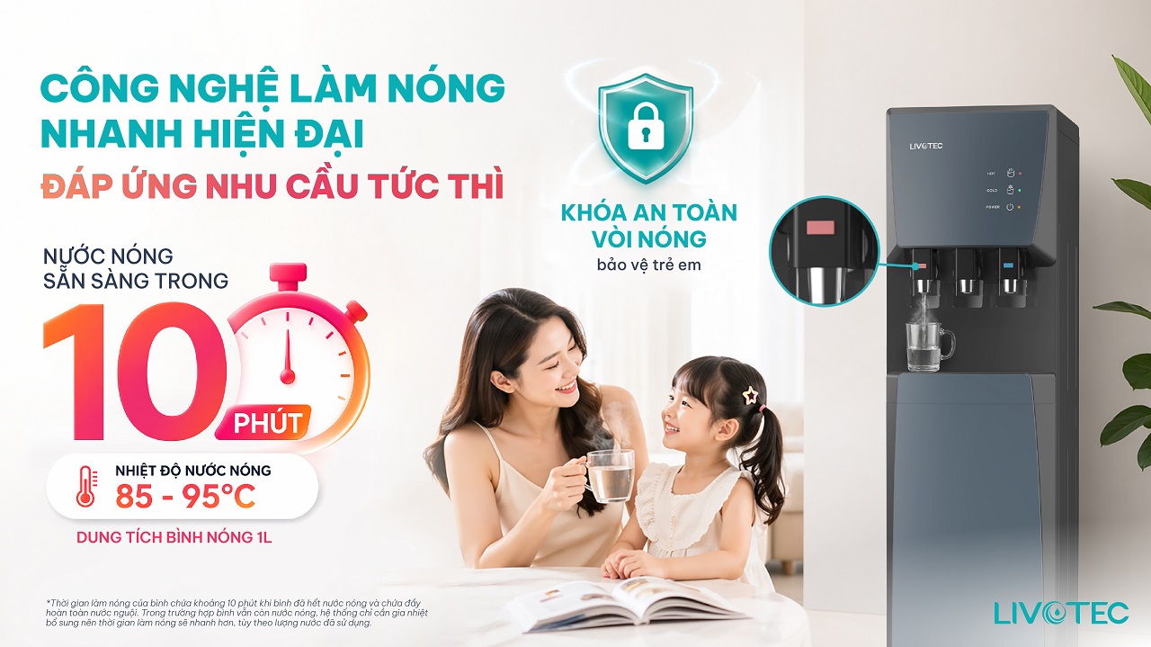 Livotec LD206NS nóng nhanh hiện đại